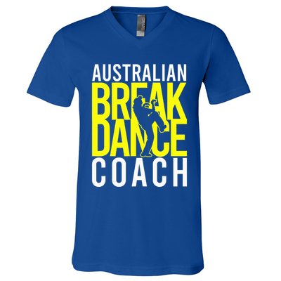 Australian Breakdance Coach Costume V-Neck T-Shirt