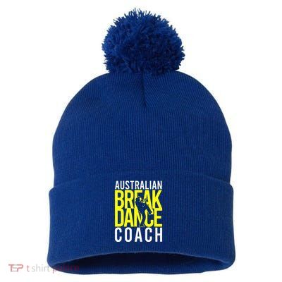 Australian Breakdance Coach Costume Pom Pom 12in Knit Beanie