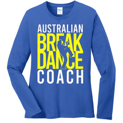 Australian Breakdance Coach Costume Ladies Long Sleeve Shirt