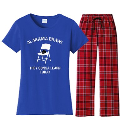 Alabama Brawl Chair A Mass Brawl Breaks Out On Alabama Women's Flannel Pajama Set