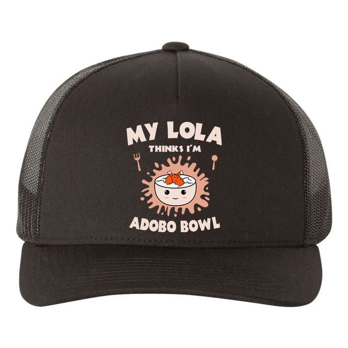 Adobo Bowl Chicken Lola Cuisine Philippine Flag Grandma Yupoong Adult 5-Panel Trucker Hat