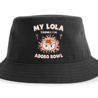 Adobo Bowl Chicken Lola Cuisine Philippine Flag Grandma Sustainable Bucket Hat