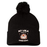 Adobo Bowl Chicken Lola Cuisine Philippine Flag Grandma Pom Pom 12in Knit Beanie