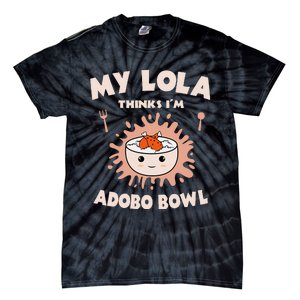 Adobo Bowl Chicken Lola Cuisine Philippine Flag Grandma Tie-Dye T-Shirt