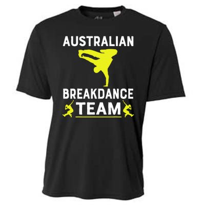 Australian Breakdancer Costume Team Break Dancer Matching Cooling Performance Crew T-Shirt