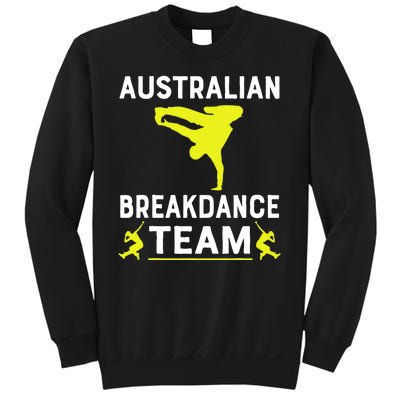 Australian Breakdancer Costume Team Break Dancer Matching Sweatshirt