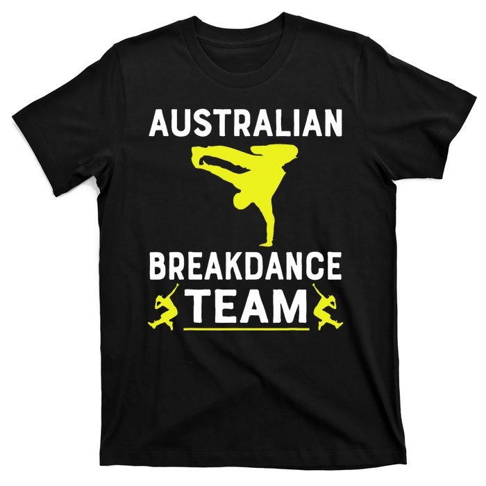 Australian Breakdancer Costume Team Break Dancer Matching T-Shirt