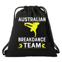 Australian Breakdancer Costume Team Break Dancer Matching Drawstring Bag