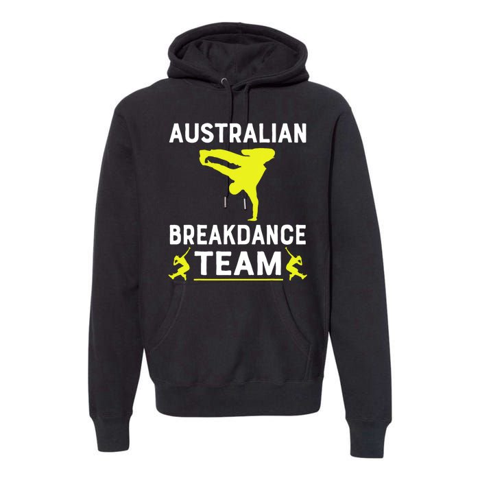 Australian Breakdancer Costume Team Break Dancer Matching Premium Hoodie