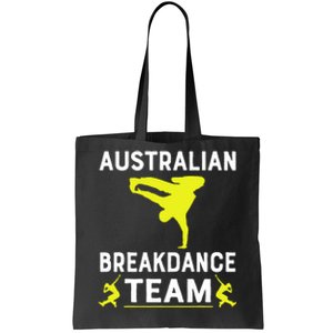 Australian Breakdancer Costume Team Break Dancer Matching Tote Bag