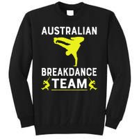 Australian Breakdancer Costume Team Break Dancer Matching Tall Sweatshirt