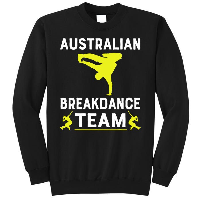 Australian Breakdancer Costume Team Break Dancer Matching Tall Sweatshirt