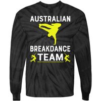 Australian Breakdancer Costume Team Break Dancer Matching Tie-Dye Long Sleeve Shirt