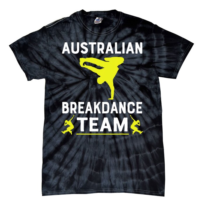 Australian Breakdancer Costume Team Break Dancer Matching Tie-Dye T-Shirt