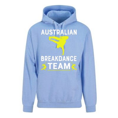 Australian Breakdancer Costume Team Break Dancer Matching Unisex Surf Hoodie