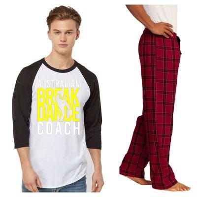 Australian Breakdance Coach Costume Break Dancer Matching Raglan Sleeve Pajama Set