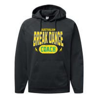 Australian Breakdance Coach Costume Outfit Halloween Party Performance Fleece Hoodie