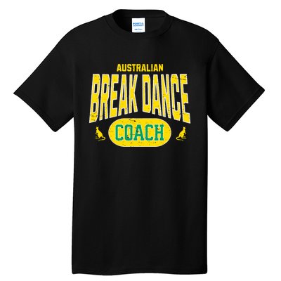 Australian Breakdance Coach Costume Outfit Halloween Party Tall T-Shirt