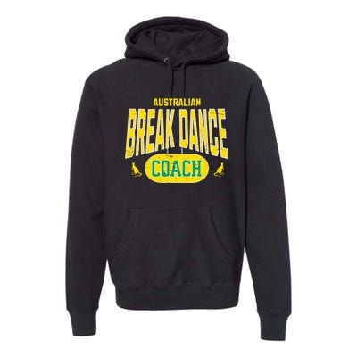 Australian Breakdance Coach Costume Outfit Halloween Party Premium Hoodie