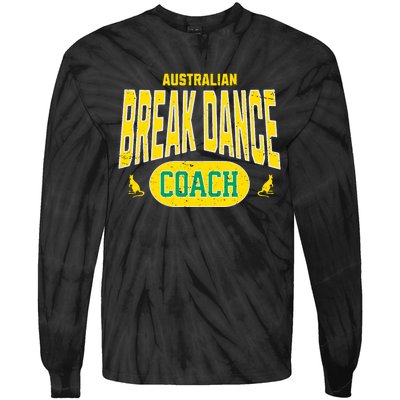 Australian Breakdance Coach Costume Outfit Halloween Party Tie-Dye Long Sleeve Shirt