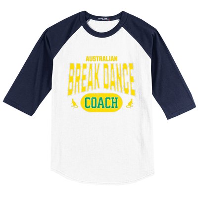 Australian Breakdance Coach Costume Outfit Halloween Party Baseball Sleeve Shirt