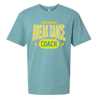 Australian Breakdance Coach Costume Outfit Halloween Party Sueded Cloud Jersey T-Shirt