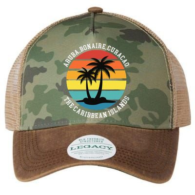 Aruba Bonaire Curacao The Caribbean Islands Vacation Legacy Tie Dye Trucker Hat