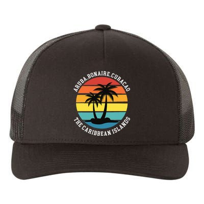 Aruba Bonaire Curacao The Caribbean Islands Vacation Yupoong Adult 5-Panel Trucker Hat