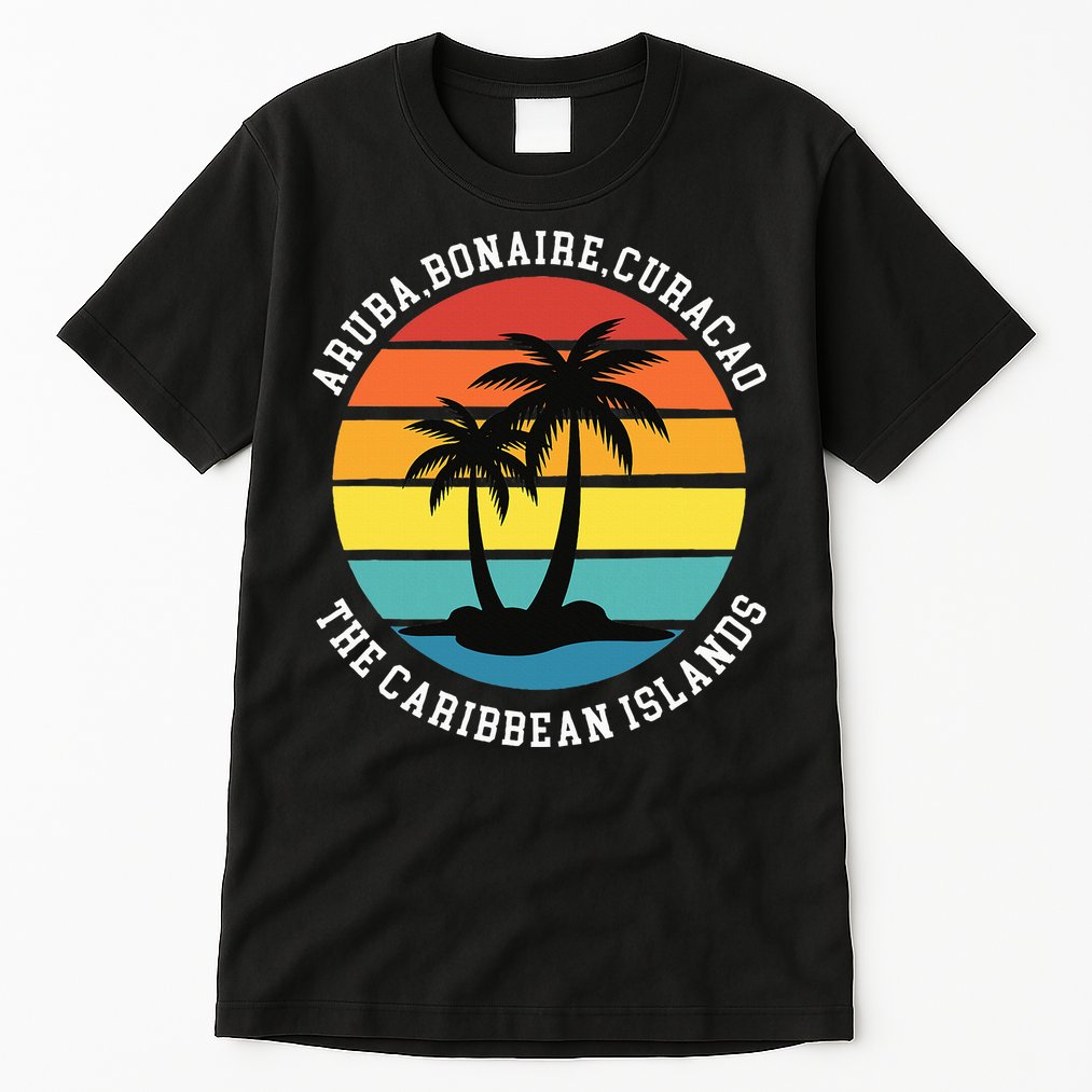 Aruba Bonaire Curacao The Caribbean Islands Vacation Tall T-Shirt