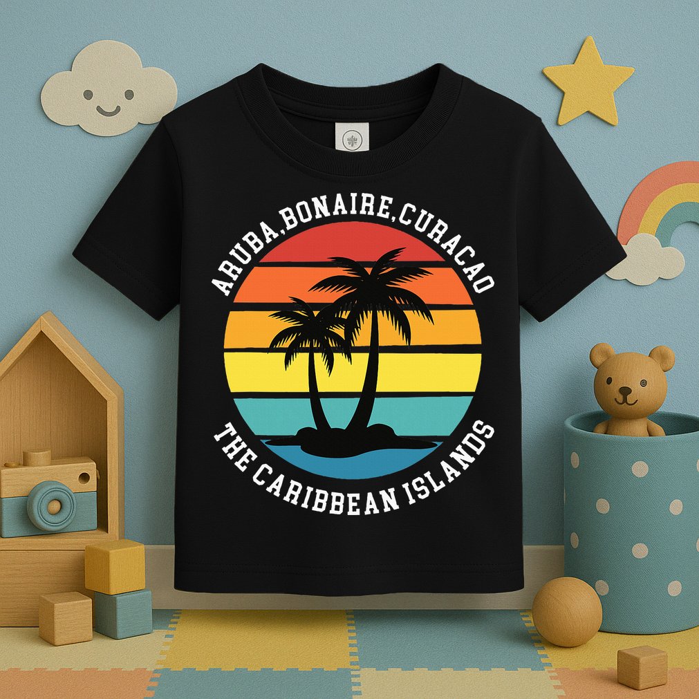 Aruba Bonaire Curacao The Caribbean Islands Vacation Toddler T-Shirt