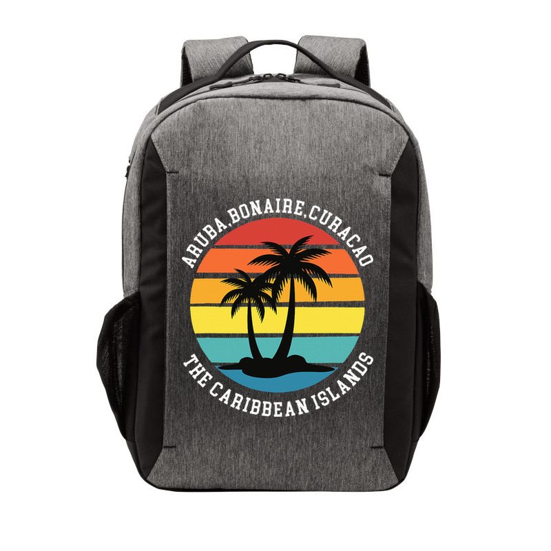 Aruba Bonaire Curacao The Caribbean Islands Vacation Vector Backpack