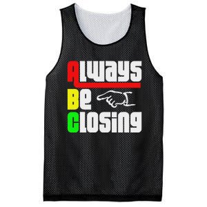 Always Be Closing Mesh Reversible Basketball Jersey Tank