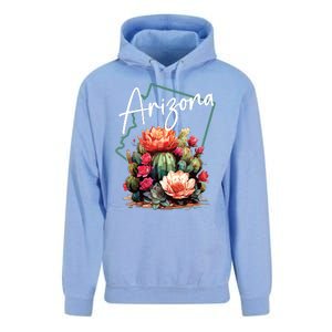 Arizona Blooming Cactus Flowers Love State Of Arizona Cute Unisex Surf Hoodie