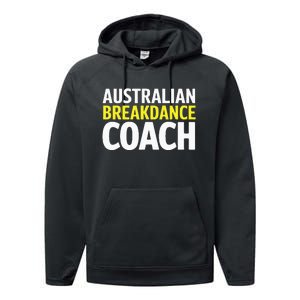 Australian Breakdancing Costume Break Dancer Coach Matching Performance Fleece Hoodie