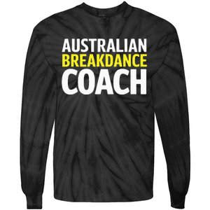 Australian Breakdancing Costume Break Dancer Coach Matching Tie-Dye Long Sleeve Shirt