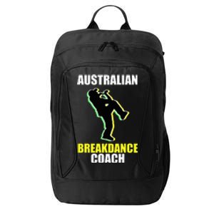 Australian Breakdance Coach Halloween Costume City Backpack