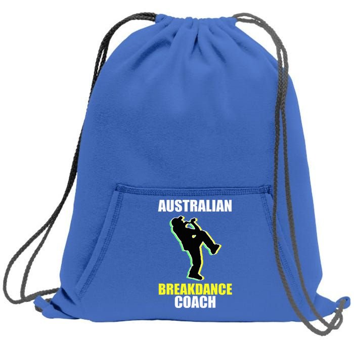 Australian Breakdance Coach Halloween Costume Sweatshirt Cinch Pack Bag