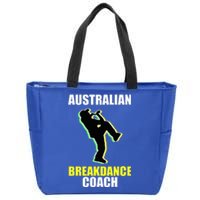 Australian Breakdance Coach Halloween Costume Zip Tote Bag