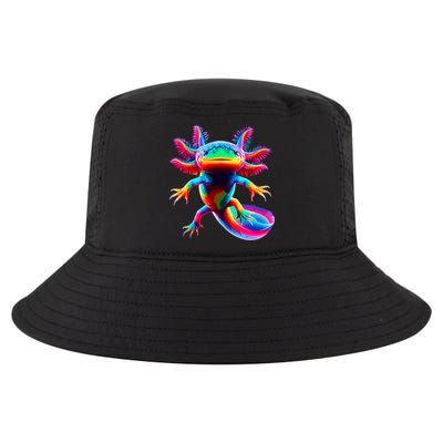 Axolotl Beautiful Colorful Axolotl Cool Comfort Performance Bucket Hat