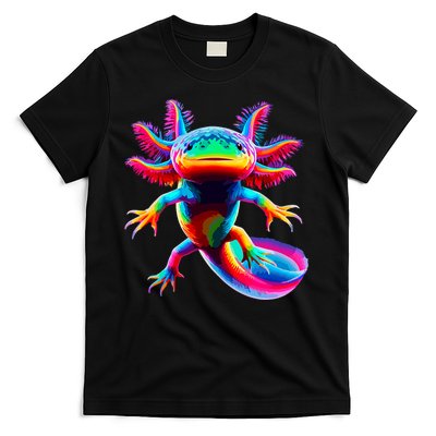 Axolotl Beautiful Colorful Axolotl T-Shirt