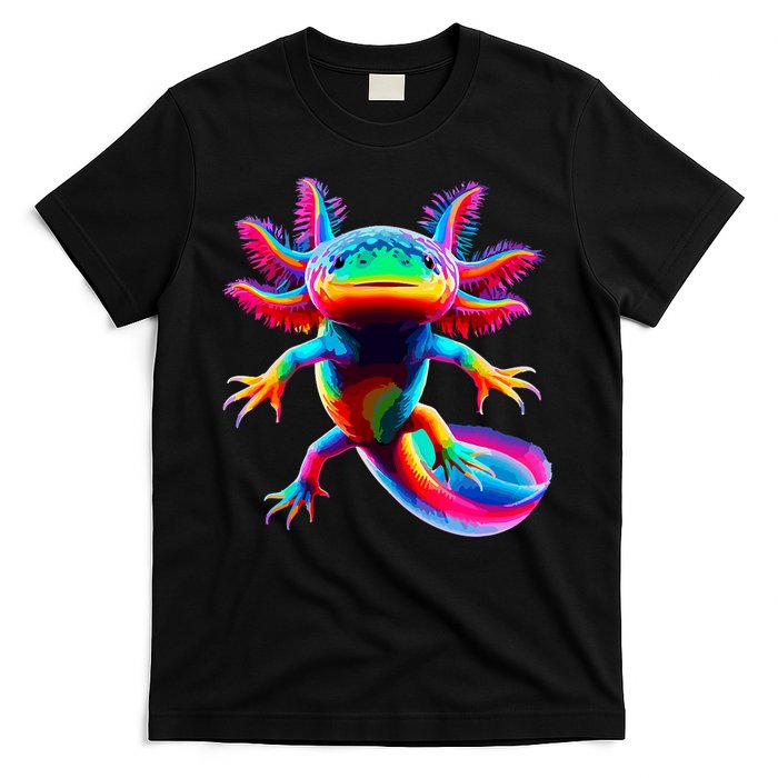 Axolotl Beautiful Colorful Axolotl T-Shirt