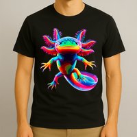 Axolotl Beautiful Colorful Axolotl T-Shirt