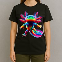 Axolotl Beautiful Colorful Axolotl T-Shirt