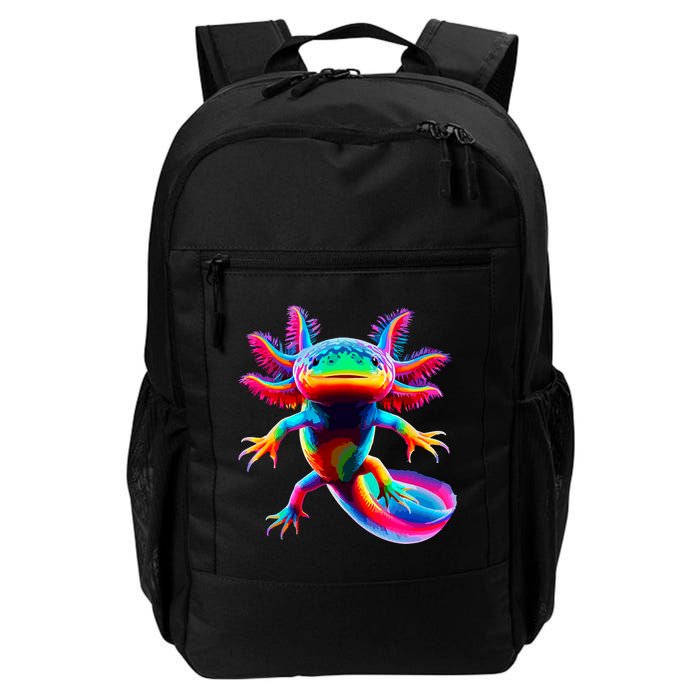 Axolotl Beautiful Colorful Axolotl Backpack