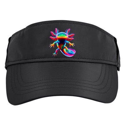 Axolotl Beautiful Colorful Axolotl Adult Drive Performance Visor