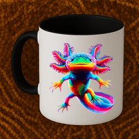 Axolotl Beautiful Colorful Axolotl Mug