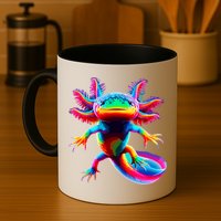 Axolotl Beautiful Colorful Axolotl Mug