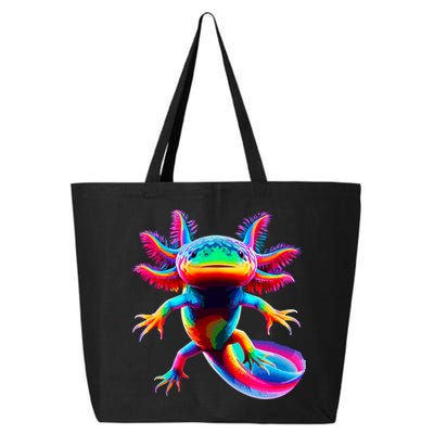 Axolotl Beautiful Colorful Axolotl 25L Jumbo Tote