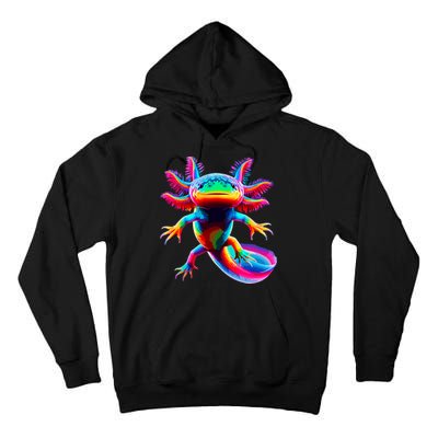 Axolotl Beautiful Colorful Axolotl Tall Hoodie