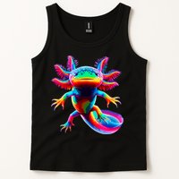 Axolotl Beautiful Colorful Axolotl Tank Top